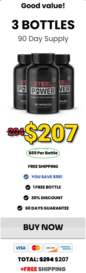 Steel Power 3 Bottle Price
